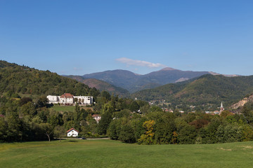 Fototapeta na wymiar Paysage d'Alsace