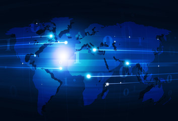 Abstract Binary Code Technology Background