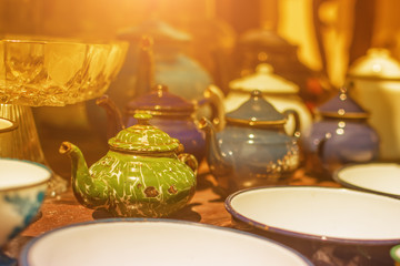 Old Decorative Teapots