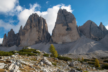 Fototapeta na wymiar Landscape, Dolomites in the North of Italy