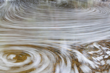 A long exposure view of flowing water at Wahconah Falls Brook.