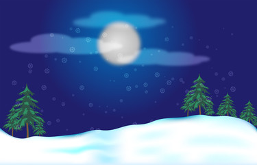 Obraz na płótnie Canvas Christmas landscape