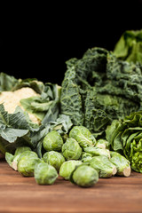 Assortment of green vegetables