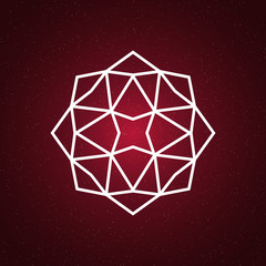 Sacred geometry illustration.