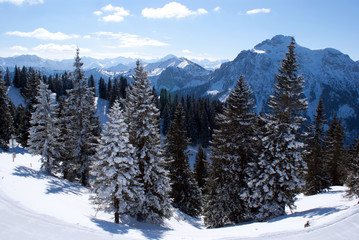 Alpen im Winter