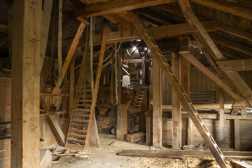 inside old mill