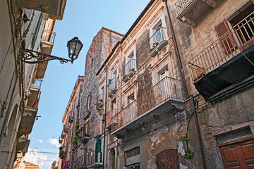 Fototapeta na wymiar old town of Ortona, Abruzzo , Italy