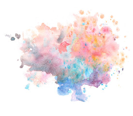 watercolor abstraction background delicate soft , shimmering wat