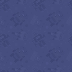 Robots seamless pattern