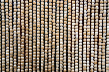 wooden beads background