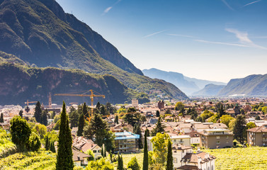 View over Bolzano - obrazy, fototapety, plakaty