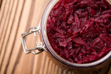 Natural diy pickled beetroot