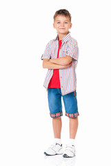 Boy with hands folded © valiza14