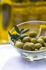 olives and olive oil