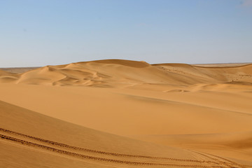 Fototapeta na wymiar Sand Dunes in Swakopmund, Namibia