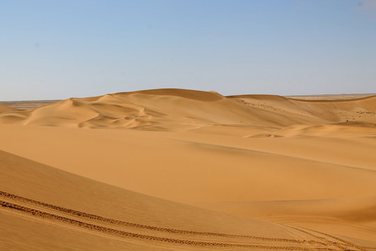Sand Dunes in Swakopmund, Namibia