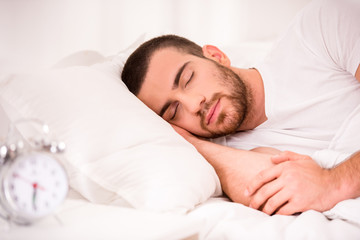 Men in bed
