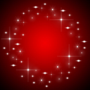 roter Hintergrund f&uuml;r Weihnachten mit Sternen