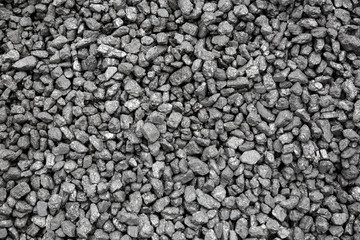 Coal mineral black cube stone