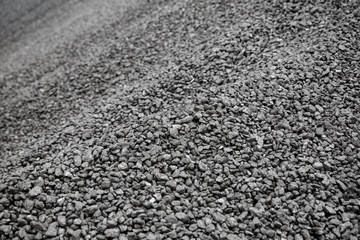 Coal mineral black cube stone