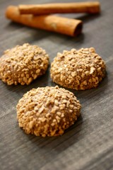 cookie crumbs Chocolate biscuits