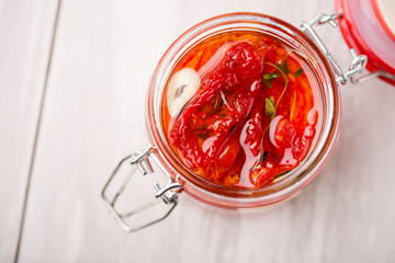 Natural diy home dried tomatoes