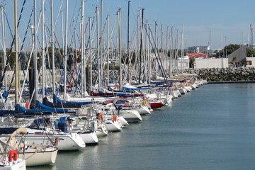 Charente-Maritime - La Rochelle - Le port des Minimes et ses voiliers