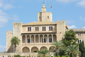 Fototapeta na wymiar Palacio Almudaina, Palma de Mallorca, Baleares,