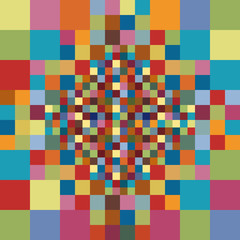 Abstract geometric seamless pattern