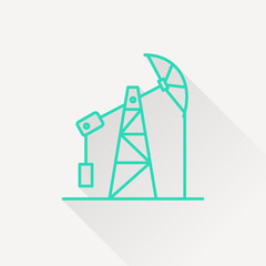 oil pump jack icon