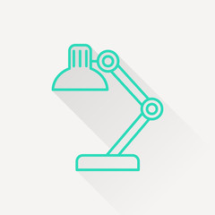 Desk lamp icon