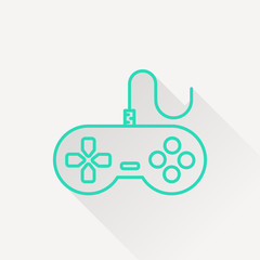 Gamepad vector icon