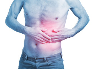 Naklejka premium any stomach pain concept