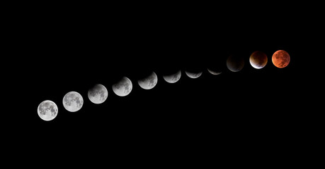 Total Lunar Eclipse - Blood Moon - 92895761