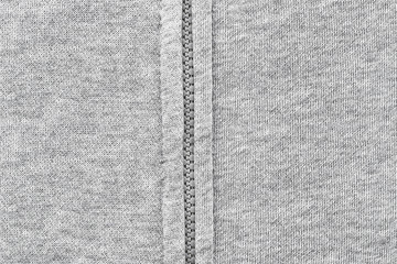 Part of gray clothes with zipper  © lnsdes