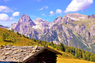 Ladurns Valley -racines, mountain cavallo, South Tyrol, Italy