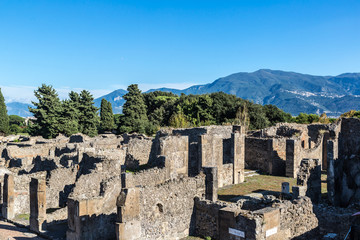 Fototapeta na wymiar Pompeii city