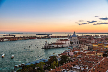 Fototapeta na wymiar Aerial view of Venice