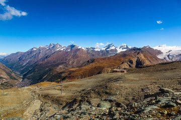 Alps mountain landscape in Swiss