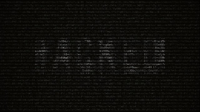 Background code style with text hacked