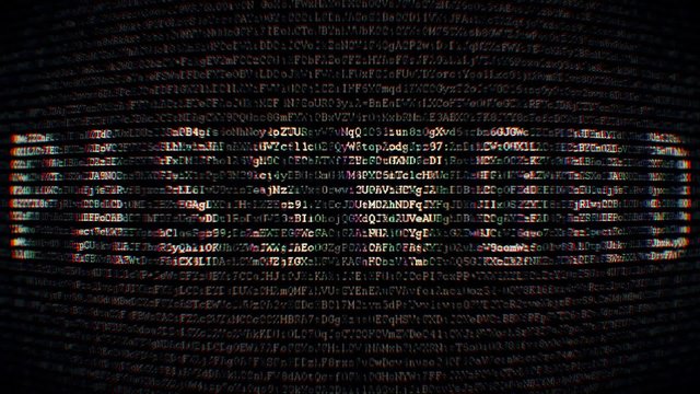 Background code style with text password