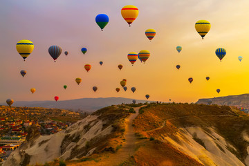 Naklejka premium balloons CappadociaTurkey.