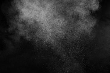 abstract white dust explosion
