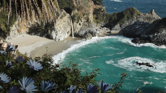 McWay Falls in the Big Sur area of Central California. 