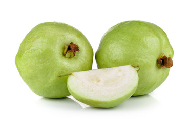 guava fruit isolated on white background