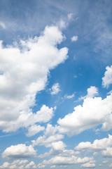 Blue sky.