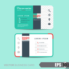 business card template,Vector illustration