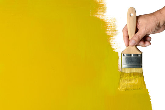 Painting Yellow Wall