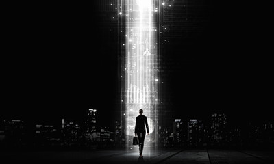 Fototapeta premium In light of success