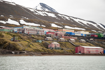Barentsburg, Russian settlement in Svalbard, Norway